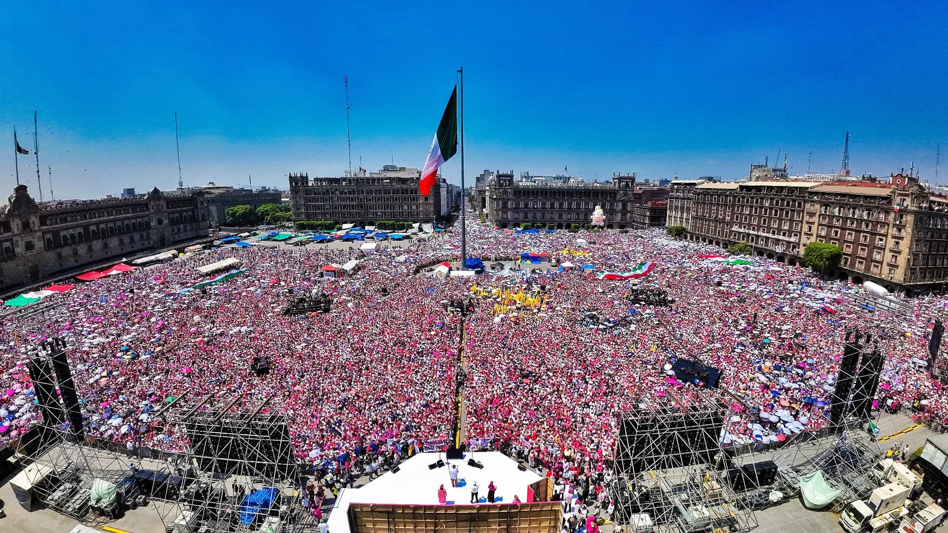 AMLO - Marea Rosa - Debate Presidencial - La Mañanera - Elecciones México 2024