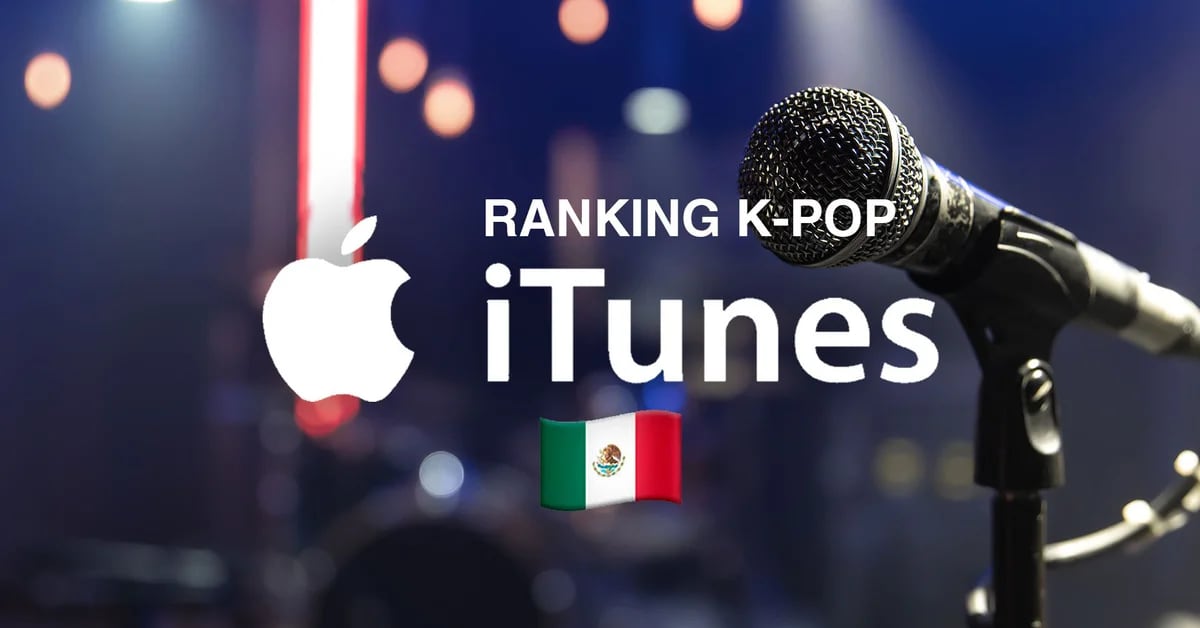 Artists that dominate the K-pop chart on iTunes Mexico