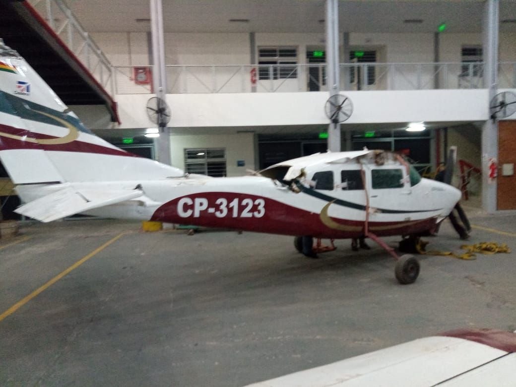 La avioneta ya se encuentra en la Escuela de Educación Técnica Aeronáutica N°32 “Martín Guzmán”