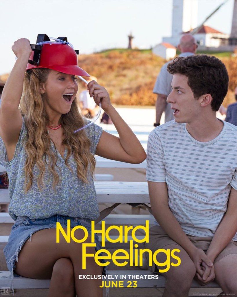 Póster oficial de "No Hard Feelings" (Sony Pictures)