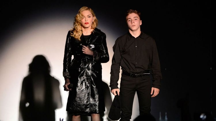 Madonna y Rocco se distanciaron hace algunos años (AFP)