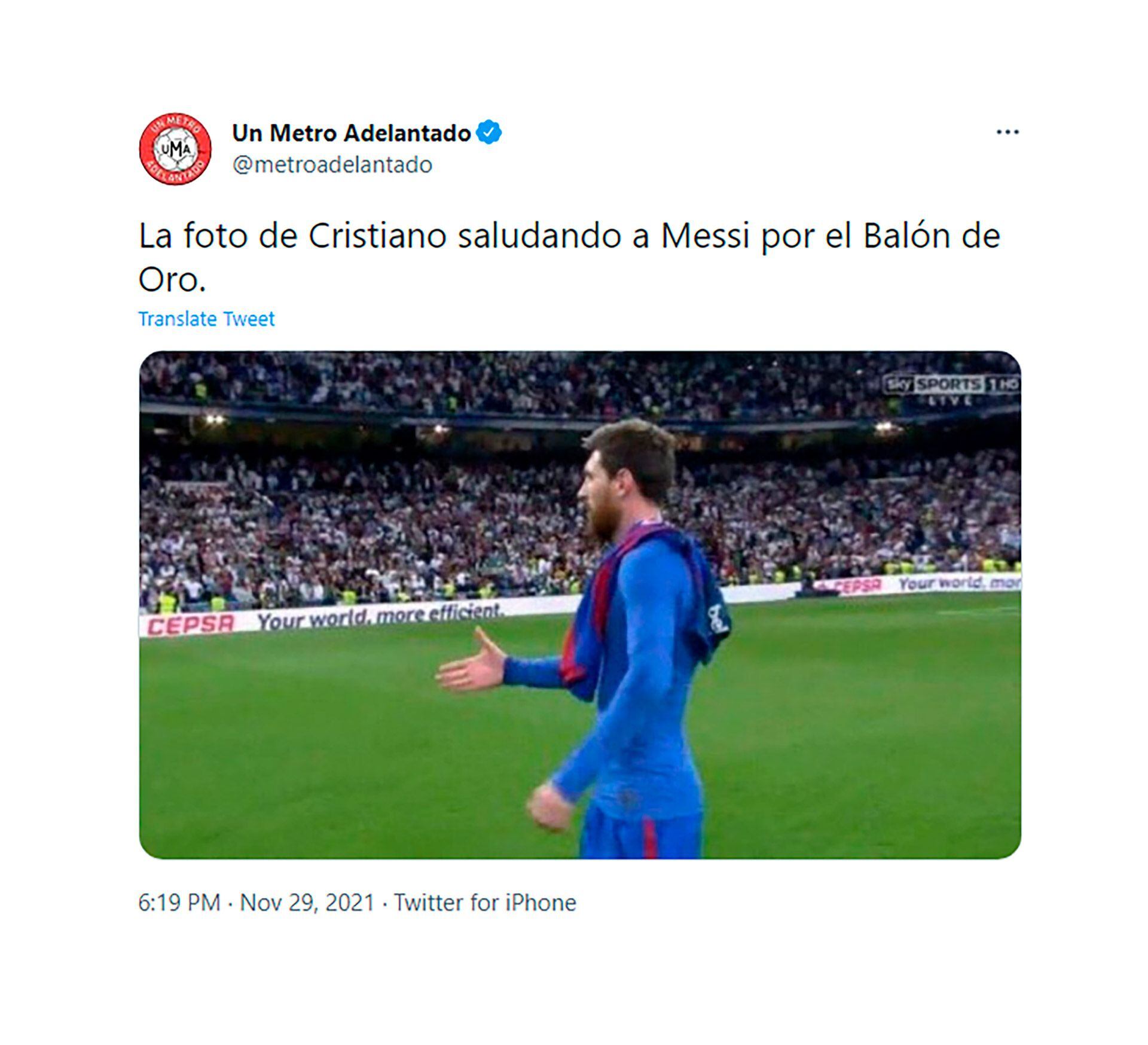 MEMES BALÓN DE ORO 2021