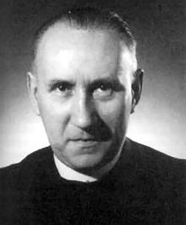 El padre Krunoslav Draganovic, parte del clero del Vaticano.