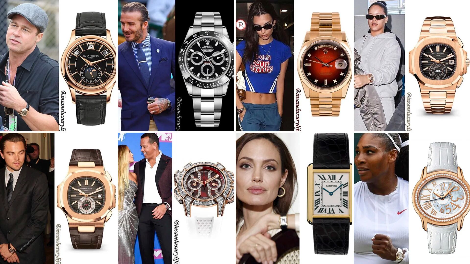Cuánto cuestan cómo los relojes que famosos - Infobae
