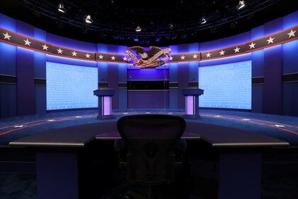 El debate presidencial final tendrá lugar en Nashville, Tennessee.  Foto: REUTERS / Jonathan Ernst