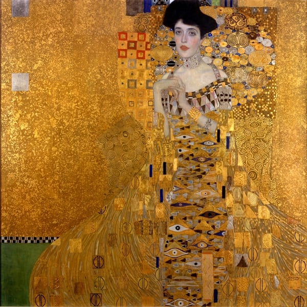 “Retrato de Adele Bloch-Bauer I” (1907) en Neue Galerie, Nueva York