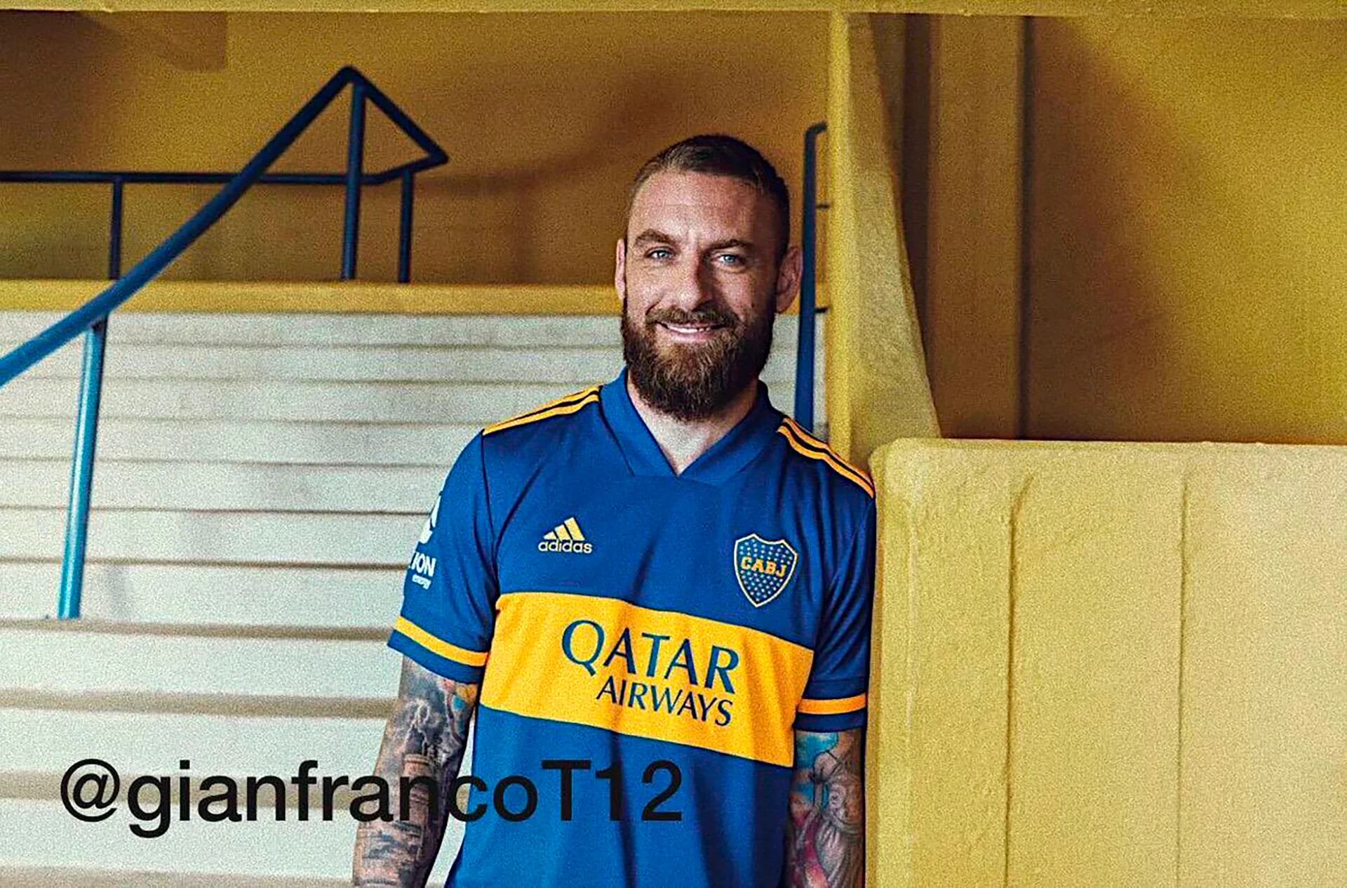 Se filtró la foto de Rossi con la nueva camiseta titular de Boca - Infobae