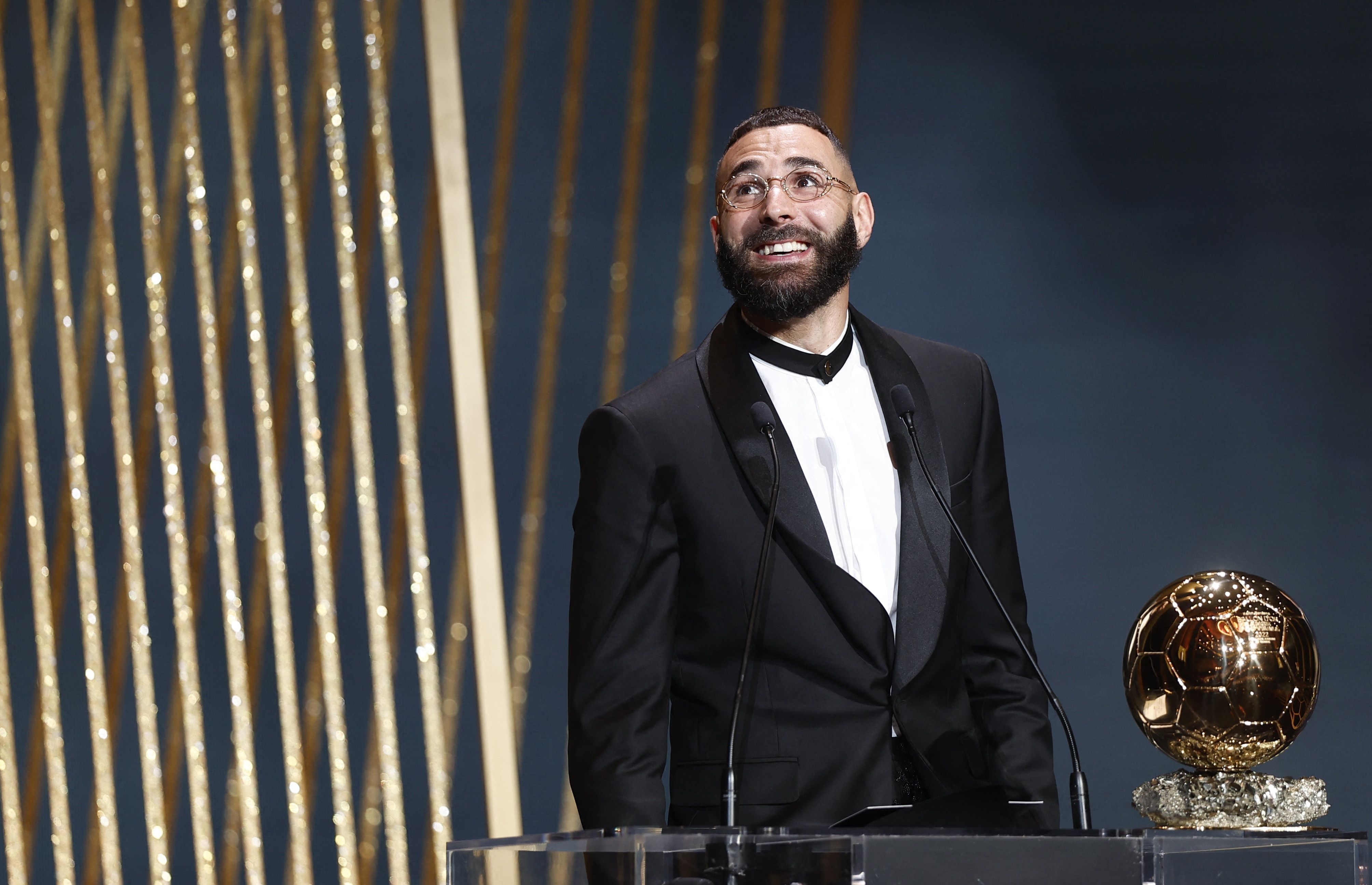 El francés Karim Benzema se llevó el Balón de Oro 2022 (Foto: Reuters)