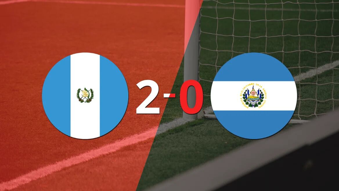 El Salvador cayó 2-0 en su visita a Guatemala