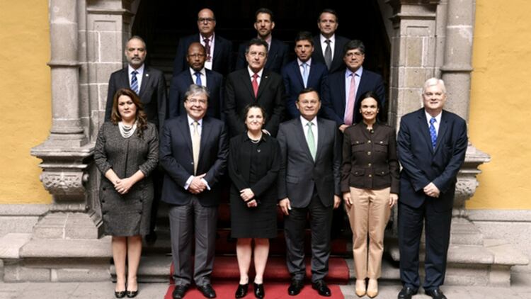 Resultado de imagen para Foto del Grupo de Lima, reunido en la Ciudad de Guatemala