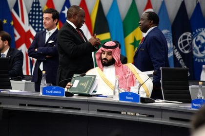 En la cumbre en Buenos Aires, a finales del 2018, el príncipe heredero Mohammed Bin Salman quedó parcialmente aislado por el reciente asesinato de Jamal Khashoggi (foto: Bloomberg/Erica Canepa)