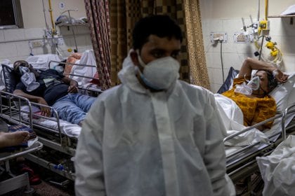 Varias personas hospitalizadas a causa del coronavirus en India 