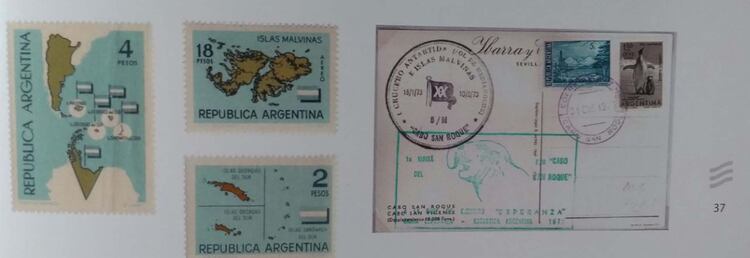 Sellos postales referidos a Tierra del Fuego, AntÃ¡rtida e Islas del AtlÃ¡ntico Sur