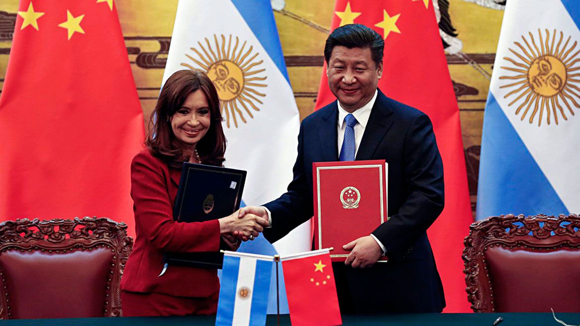 Cristina Kirchner Xi Jinping firma acuerdo visita China