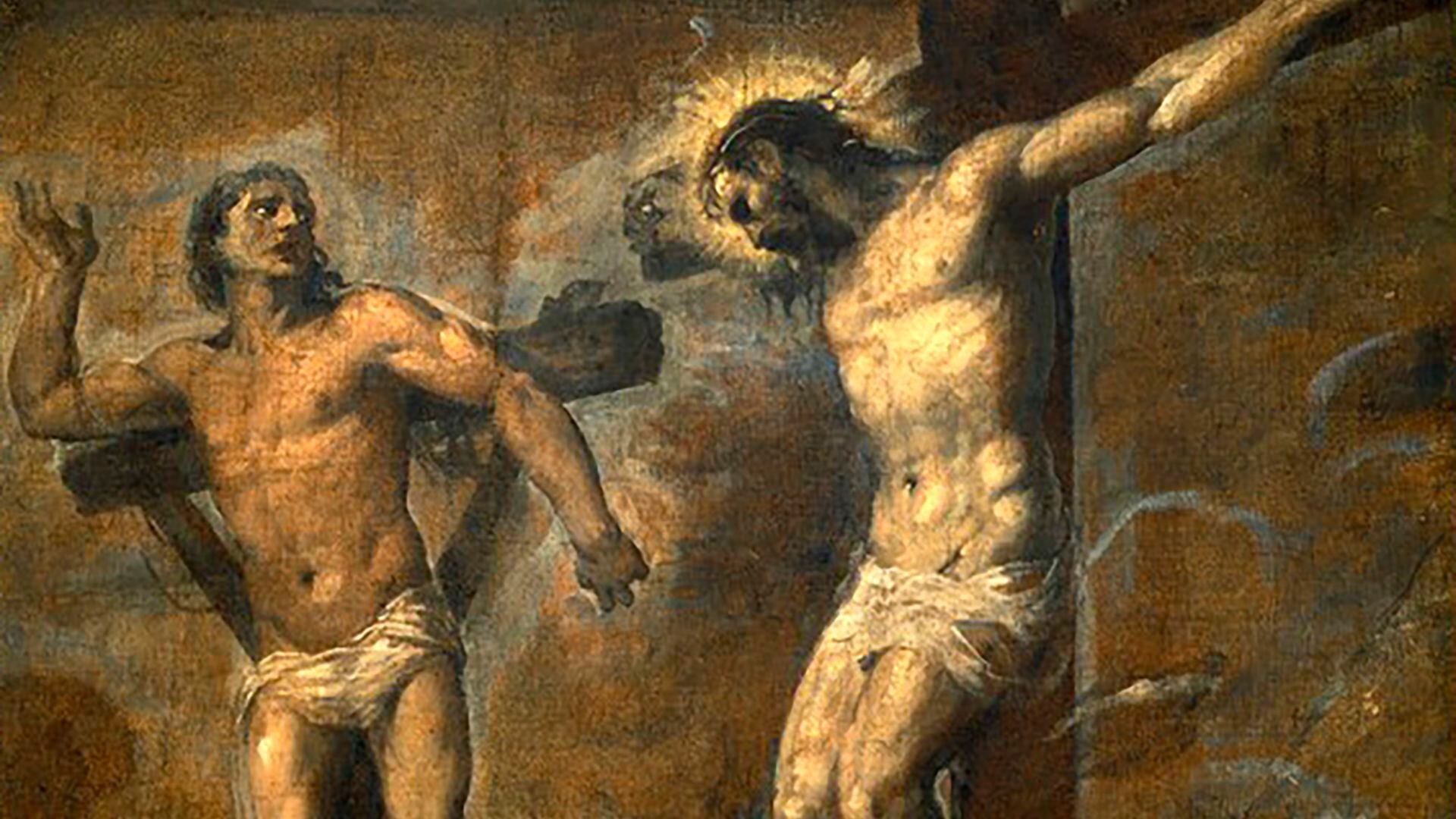 Jesús y los dos ladrones - crucifixión