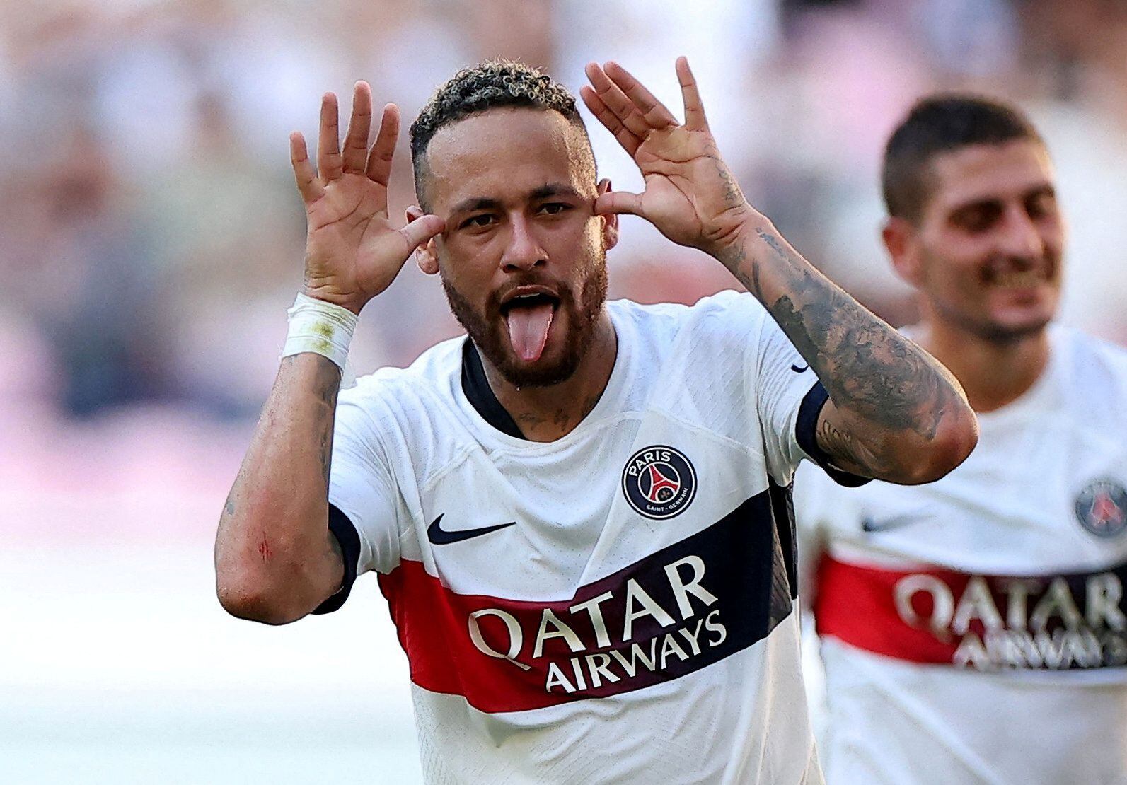 Neymar participó de la gira del PSG por Asia (Reuters)