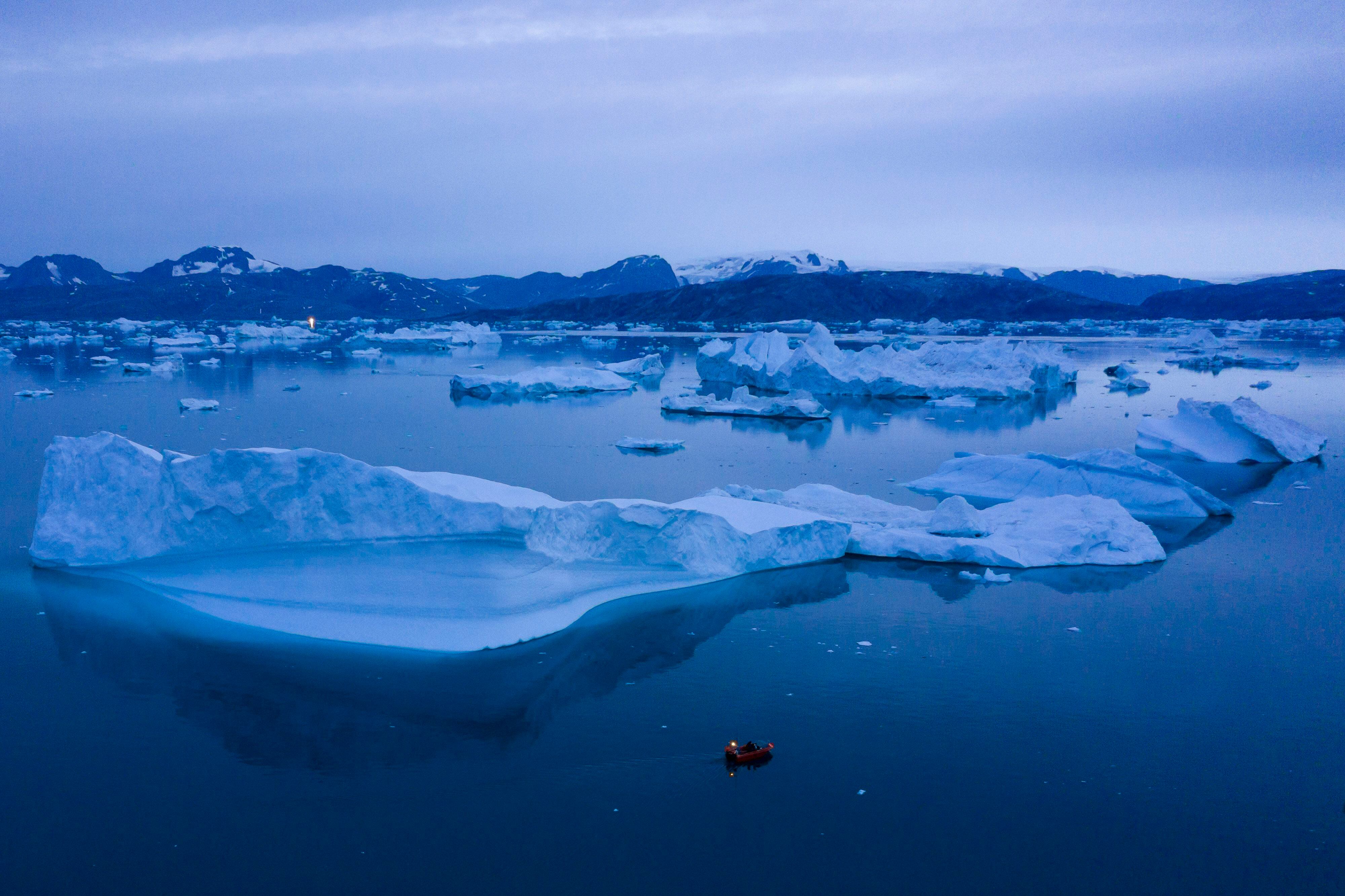 El satélite permitió estudiar los hielos en Groenlandia y en la Antártida. (AP Foto/Felipe Dana, archivo)