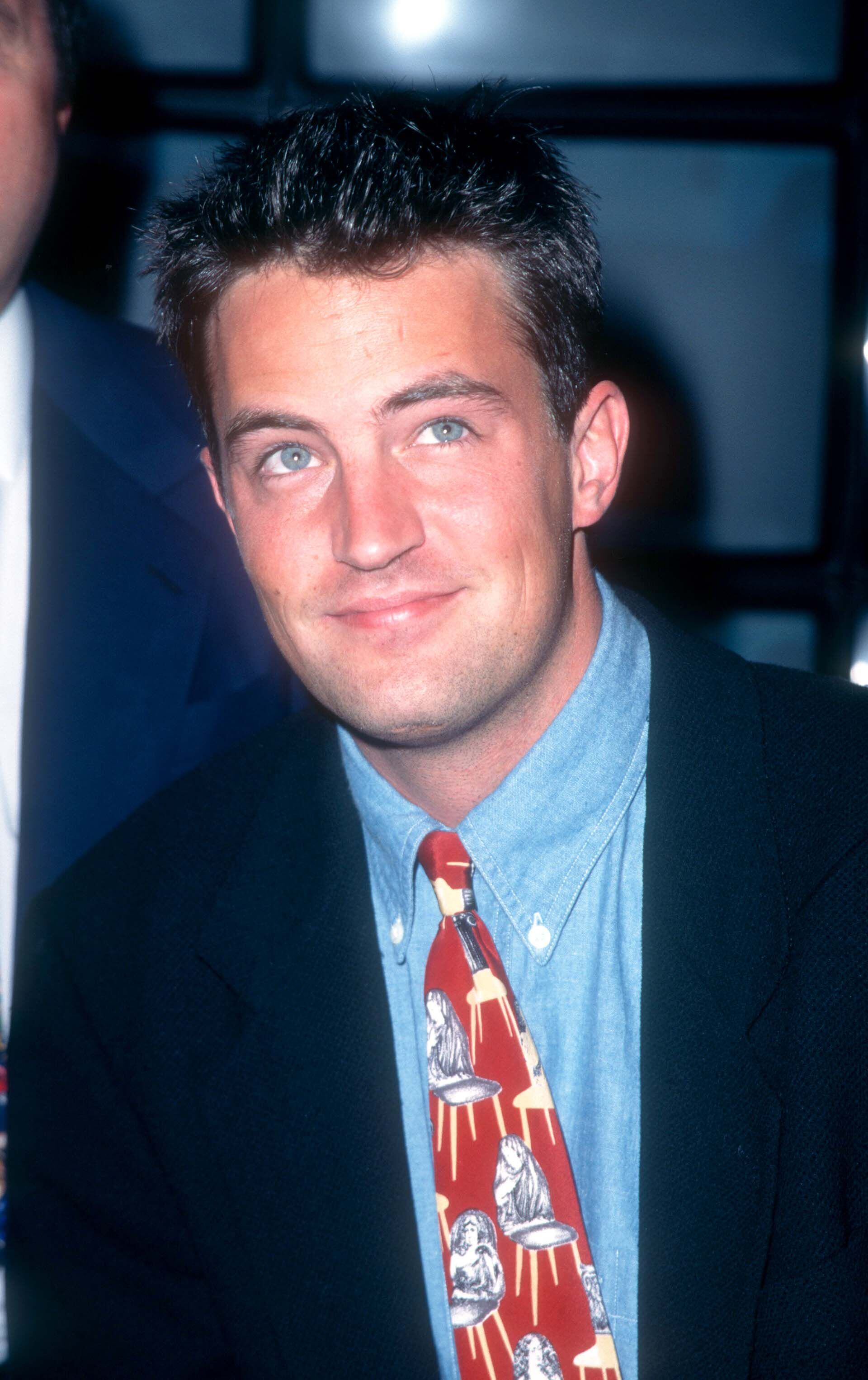 Matthew Perry, en los primeros tiempos de Friends (Getty Images)