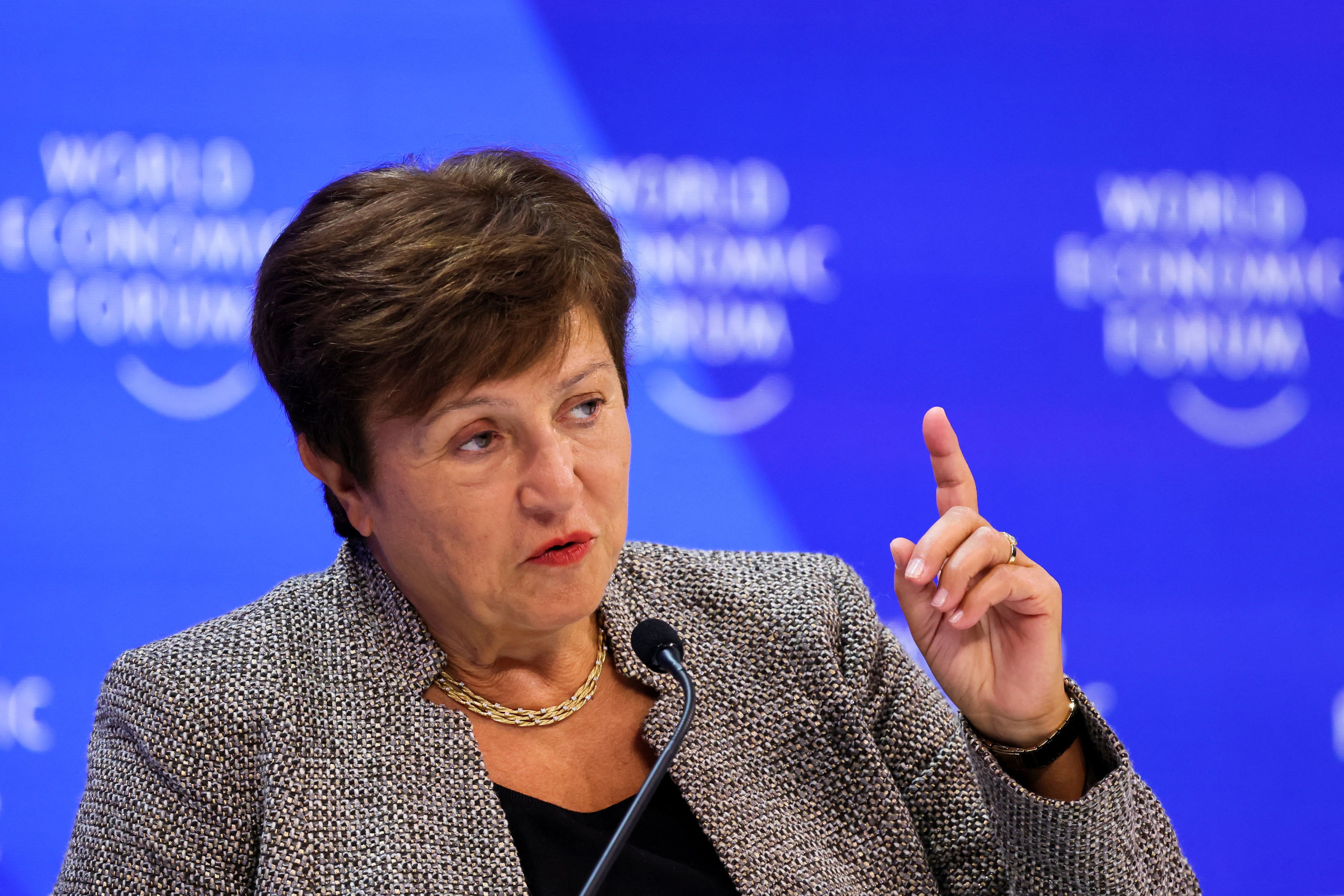 La directora gerente del Fondo Monetario Internacional, Kristalina Georgieva. REUTERS/Denis Balibouse