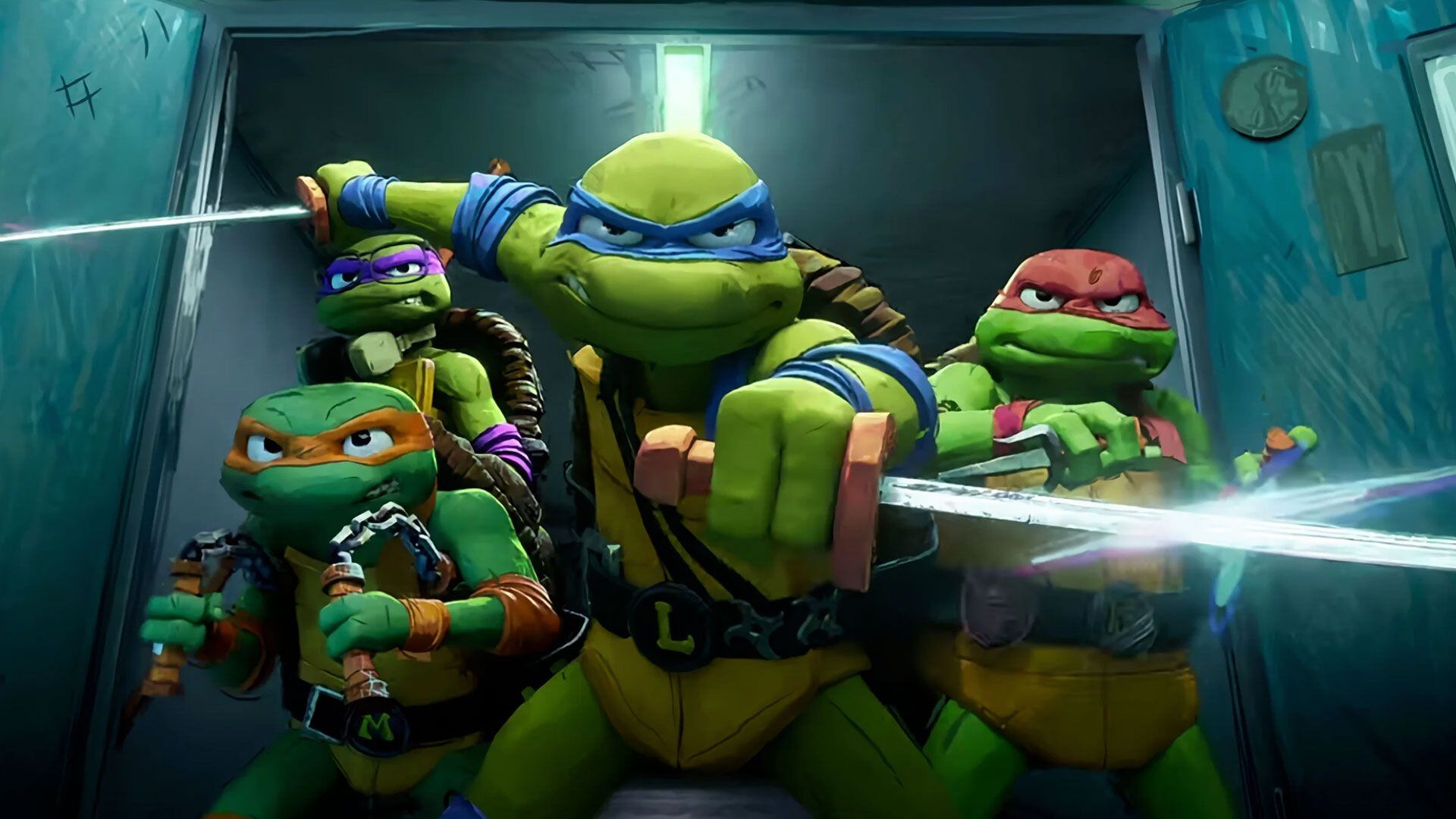 Teenage Mutant Ninja Turtles: Mutant Mayhem (Tortugas Ninja: Caos Mutante en Hispanoamérica y Ninja Turtles: Caos Mutante en España) es una película estadounidense de superhéroes animada por computadora dirigida por Jeff Rowe (en su debut como director) y escrita por Brendan O'Brien.