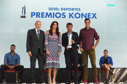 Leonardo Ponzio recibió el premio al Fútbol en Argentina (Maximiliano Luna)