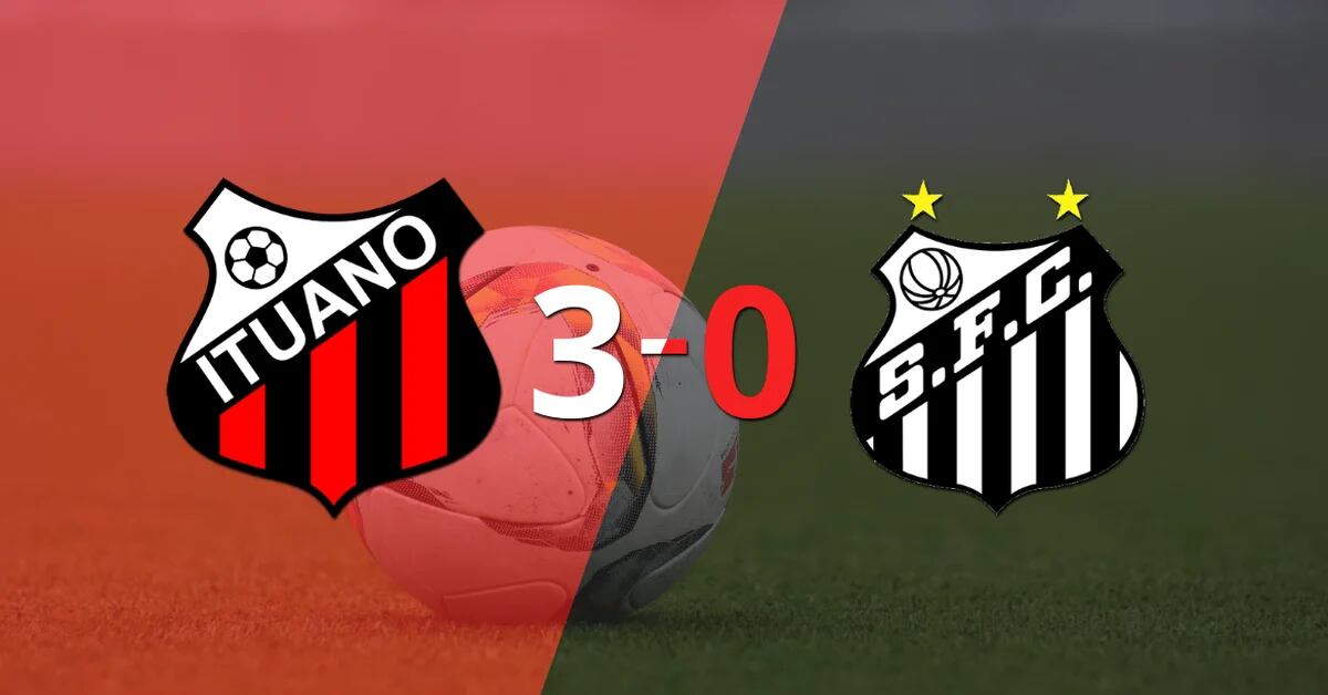 Quiet victory for Ituano by 3-0 against Santos