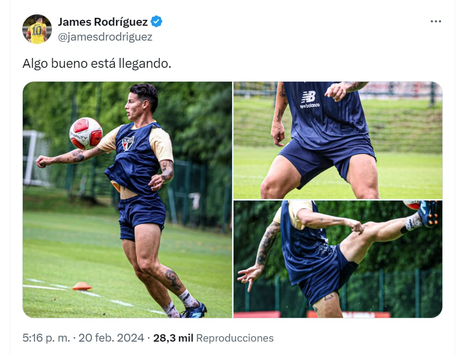 James Rodríguez no se iría del São Paulo