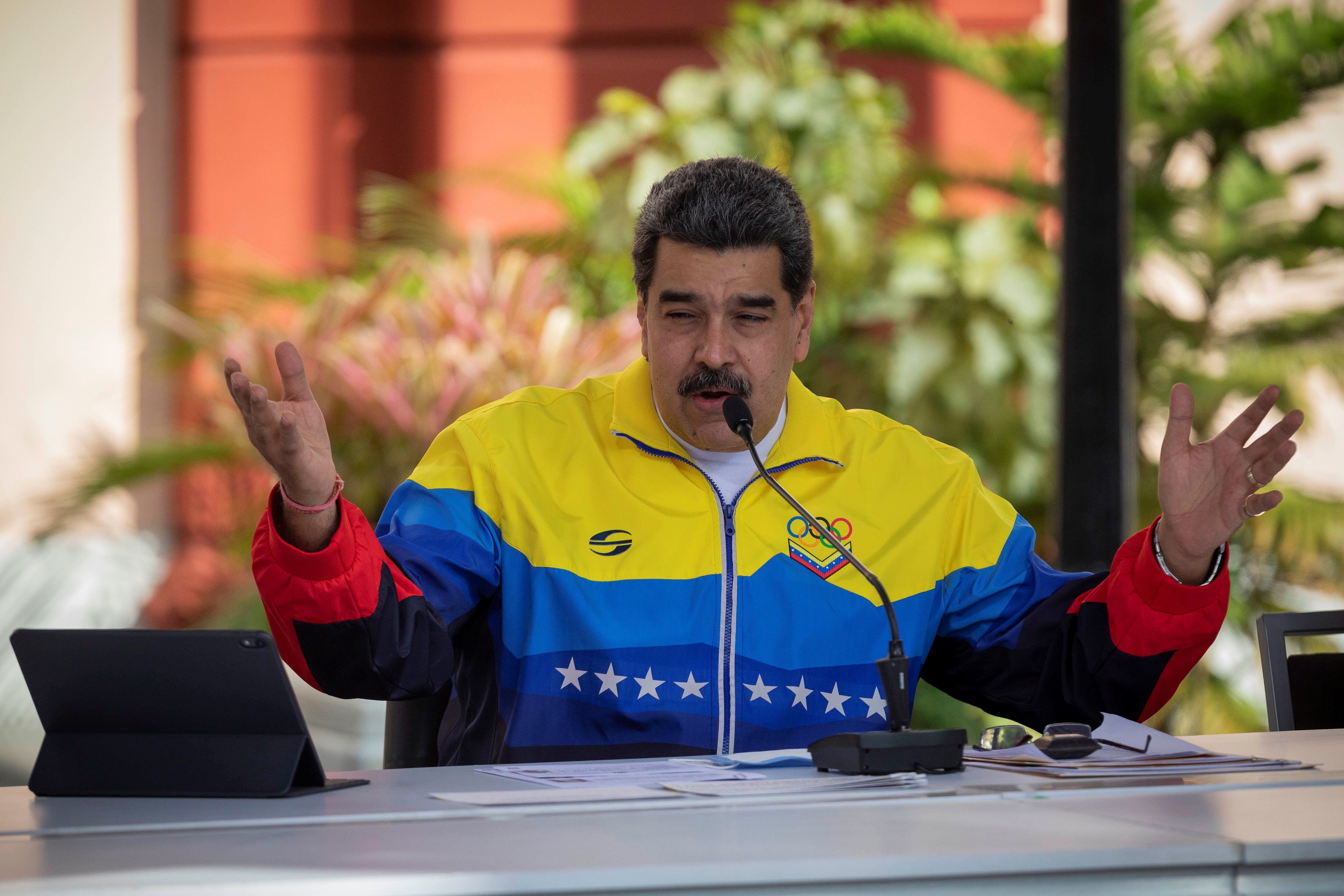 El dictador de Venezuela, Nicolás Maduro, en una fotografía de archivo. (EFE/Rayner Peña R)