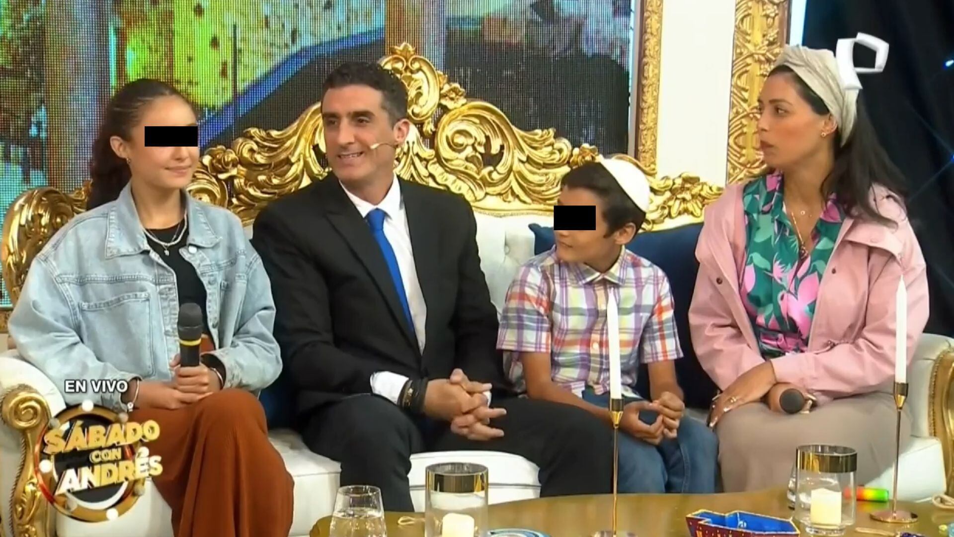 Arnie Hussid retornó al Perú y presentó a su esposa y a sus tres hijos. | Panamericana TV