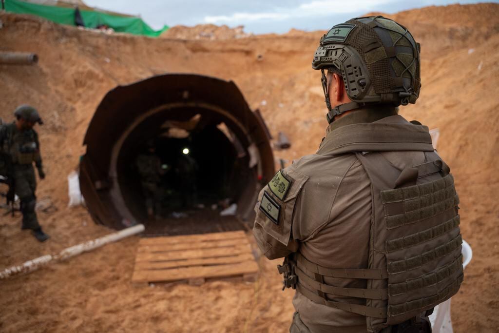 El Ejército de Israel encontró túneles bajo la Franja de Gaza que comenzaban en casas de líderes terroristas de Hamas (XINHUA) 