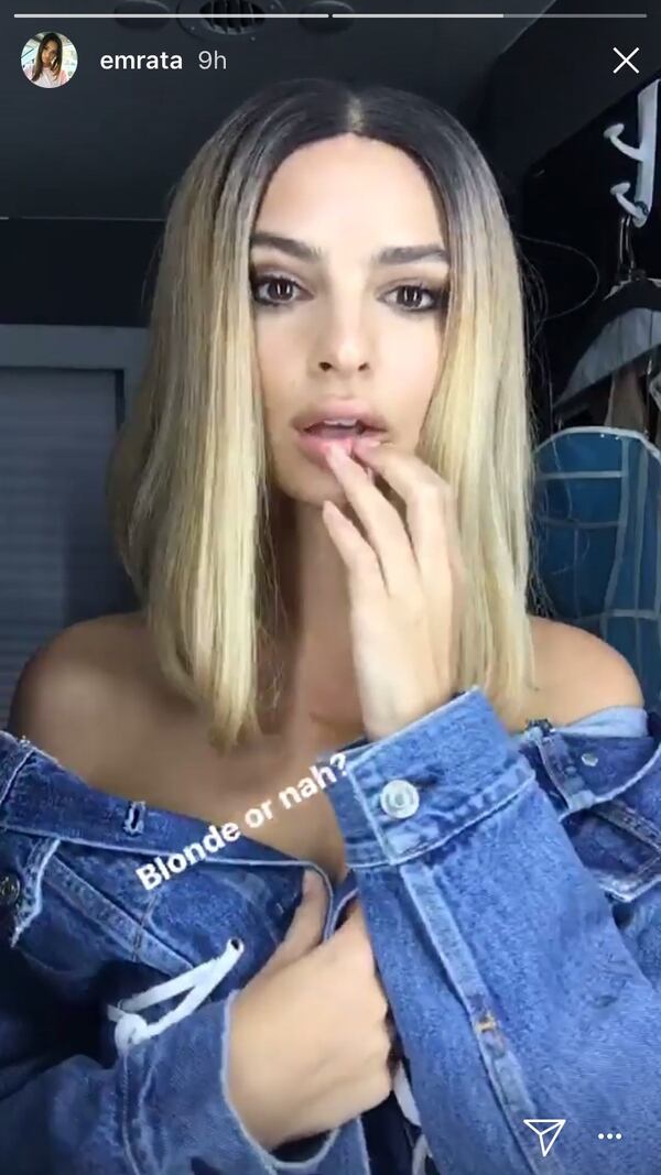 Emily Ratajkowski muestra su nuevo look: “¿Rubia o no?”, preguntó a sus seguidores