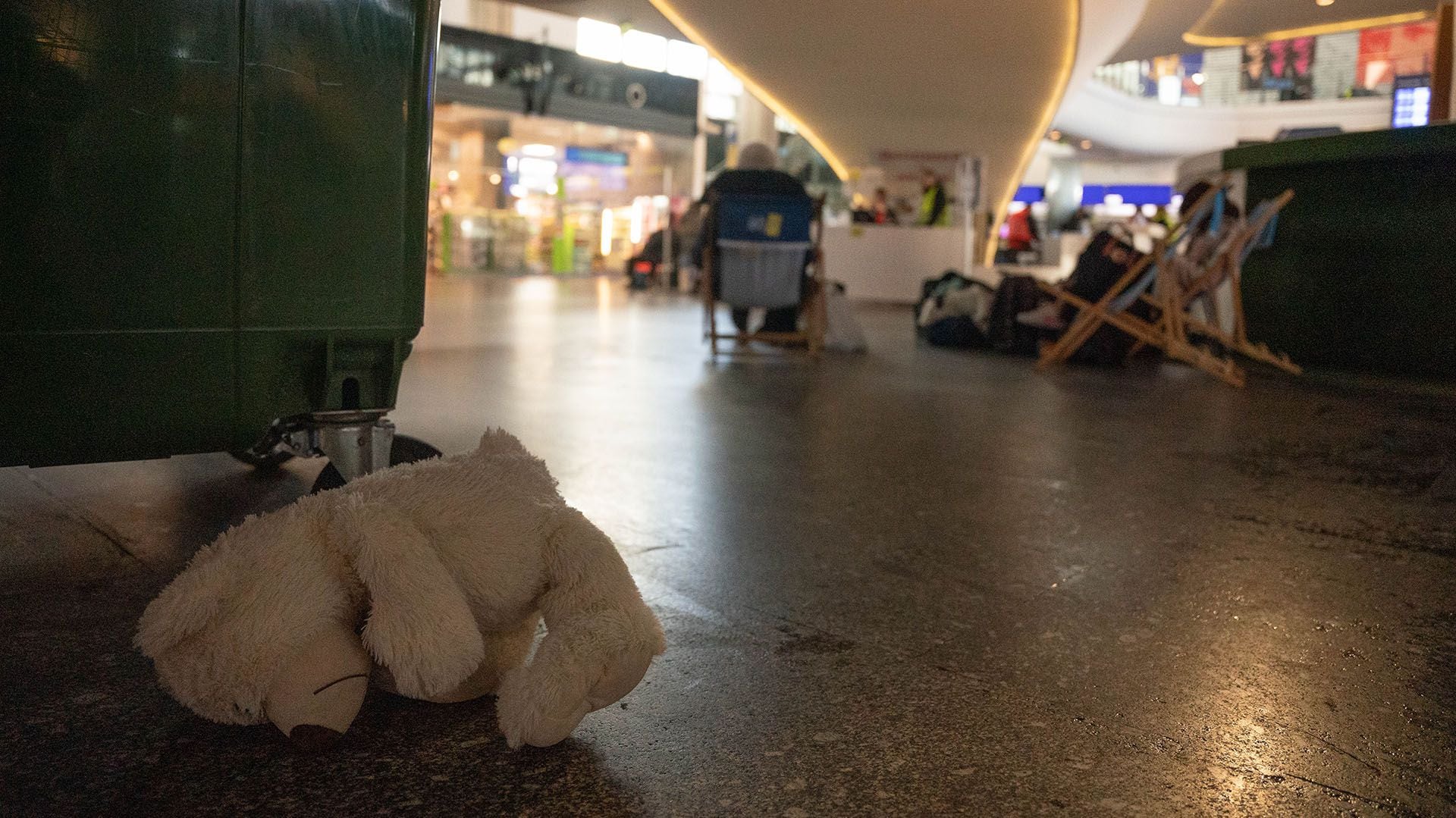 Ukrainian Refugees - Warsaw Train Terminal - 21/03/22