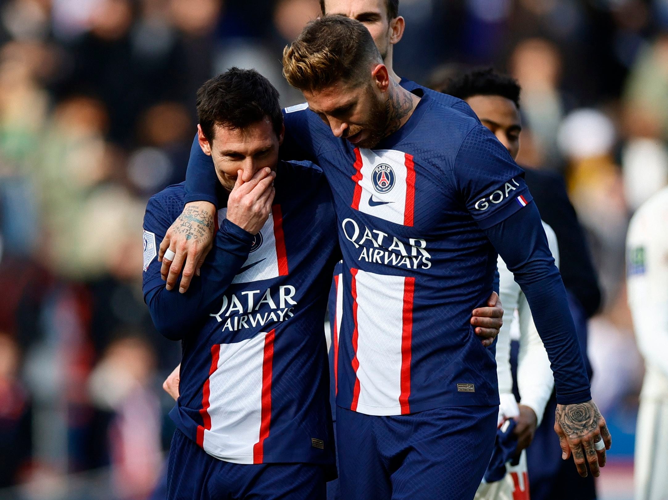 Messi y Sergio Ramos ficharon por PSG en 2021 (Reuters)