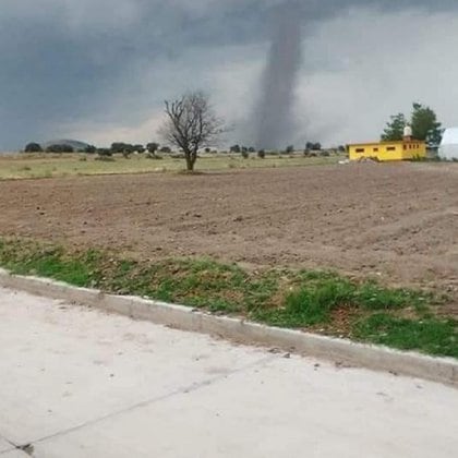 It was a "non-supercell" vortex, that is, a less intense category on the Enhanced Fujita scale (Photo: Twitter)