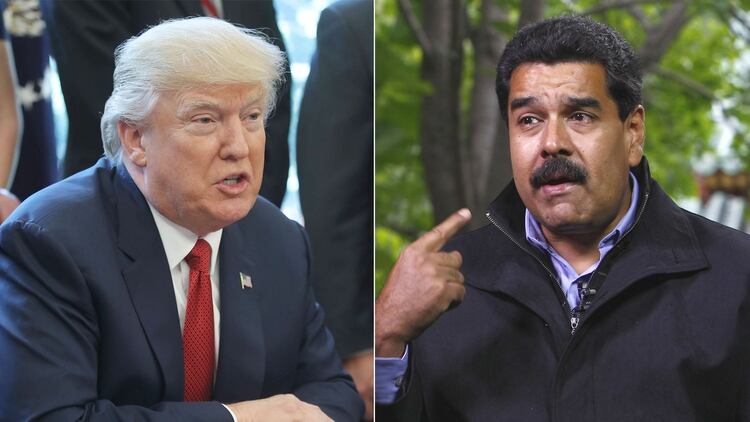 Donald Trump y Nicolás Maduro