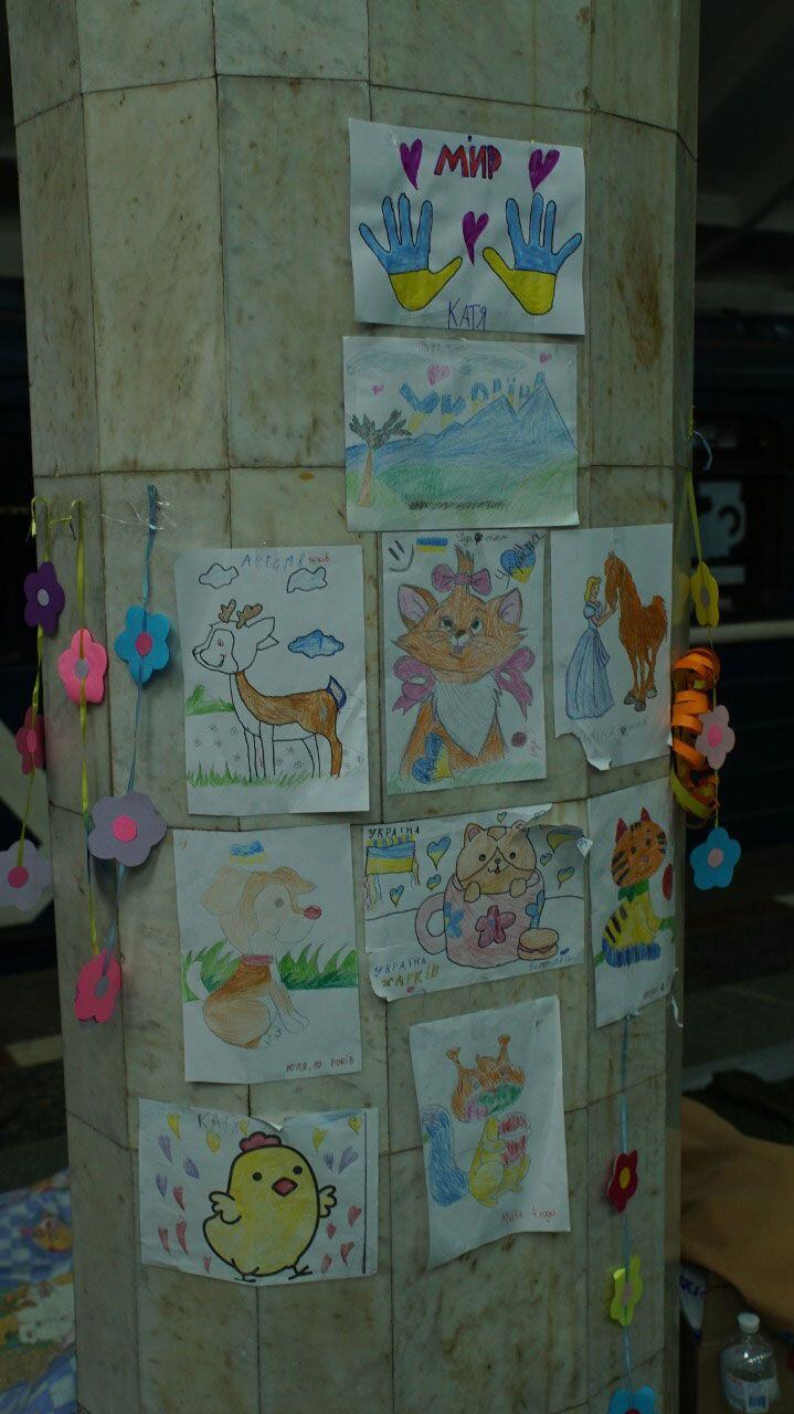 Infobae in Kharkiv: This is how children live a month ago in the Kharkiv metro