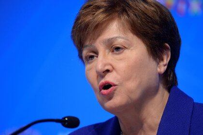 Foto de archivo.  La directora gerente del Fondo Monetario Internacional, Kristalina Georgieva.  REUTERS / Mike Theiler