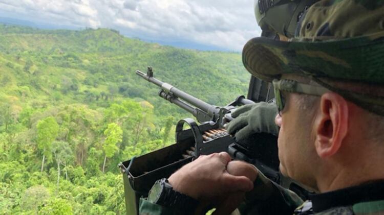 Una aeronave de la Guardia Bolivariana sobrevoló la zona rural de Cúcuta.