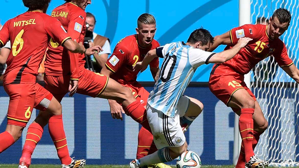 "A Bélgica no le podemos ganar", fue la reflexión de Sabella antes de disputar los cuartos del Mundial 2014 (AFP)