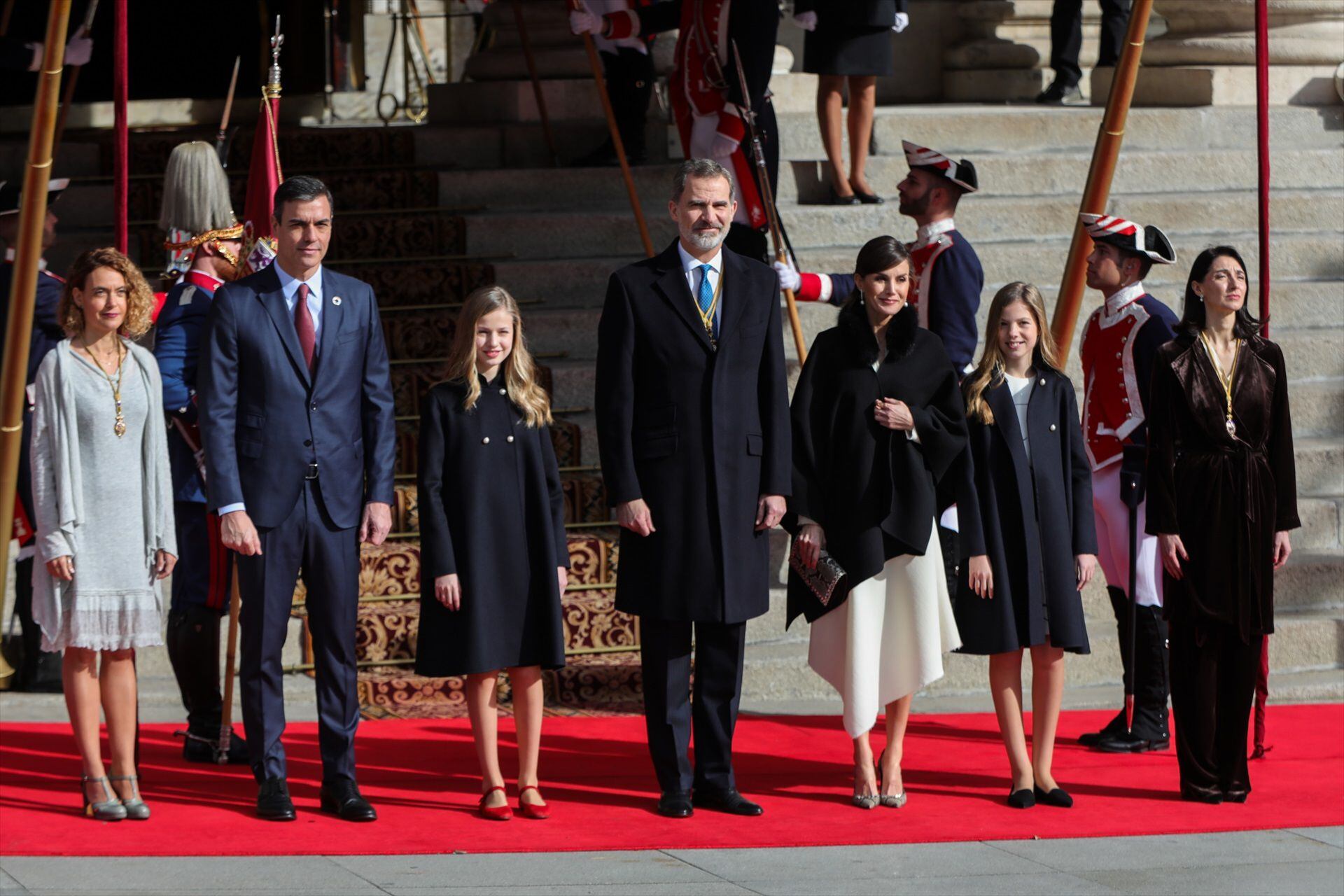 Apertura solemne de Las Cortes de la XIV Legislatura en febrero de 2020.(Jesús Hellín / Europa Press)