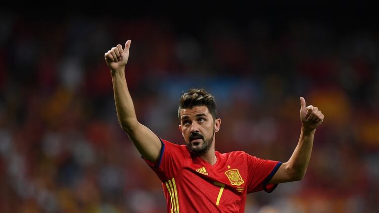 David Villa se retira del fútbol siendo máximo goleador histórico de la selección española (AFP)