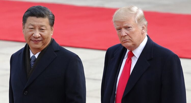 Xi Jinping y Donald Trump (AP)