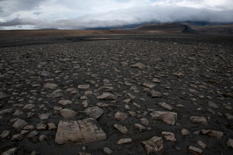 El terreno islandés, cerca al polo norte, fue elegido por su similitud al marciano (AFP)