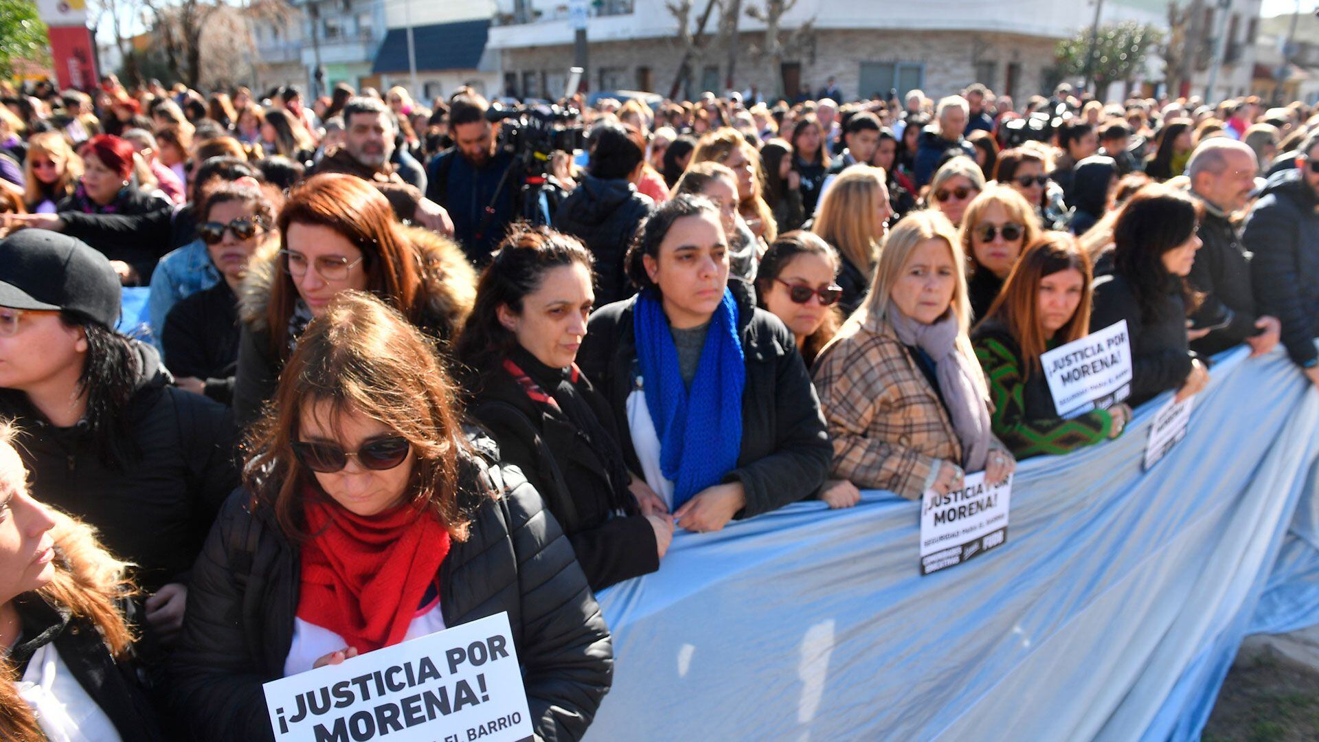 La marcha de repudio al asesinato de Morena (Maximiliano Luna)