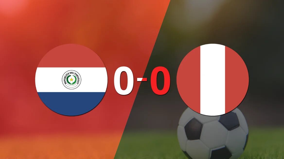 Paraguay y Perú terminaron sin goles