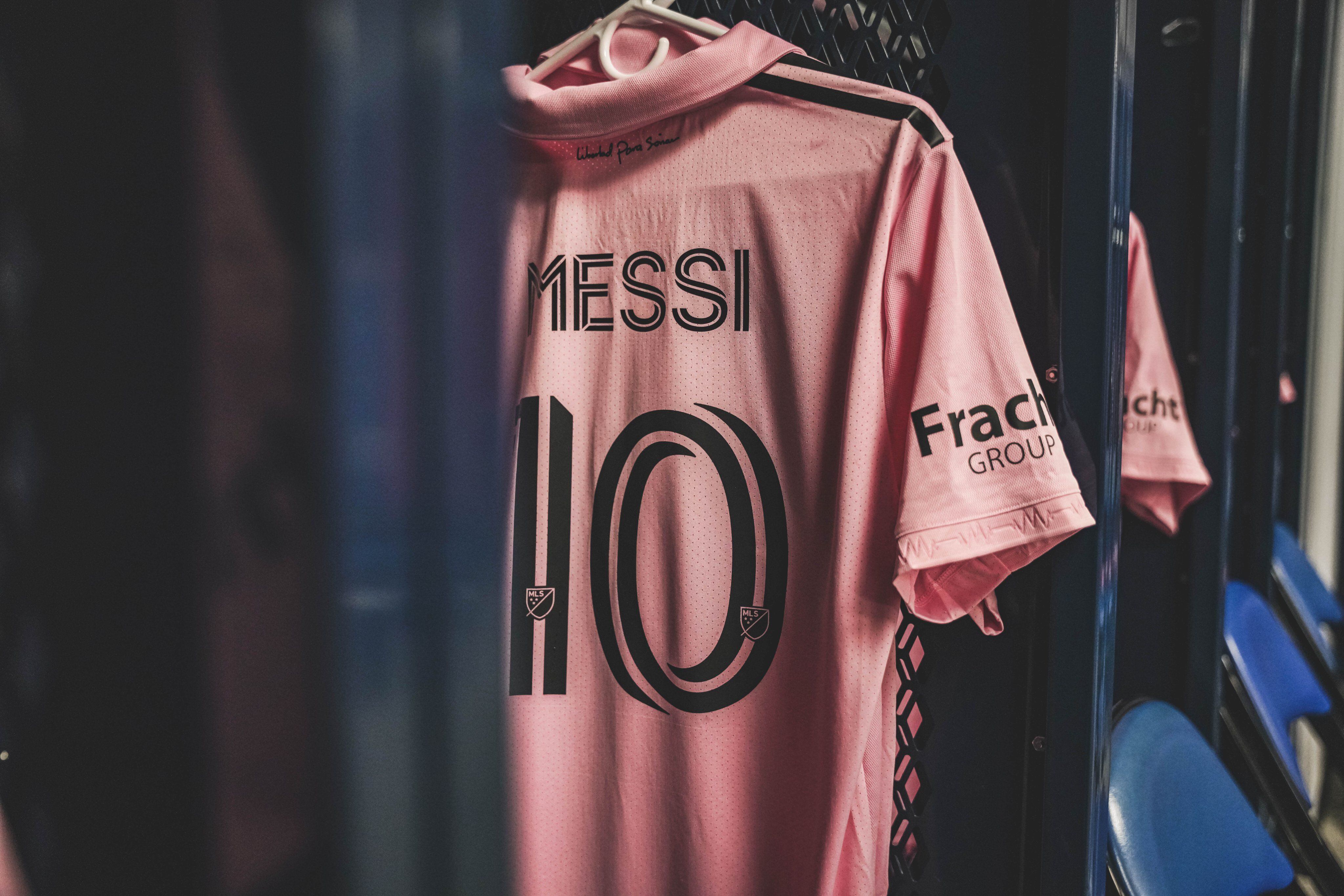 La camiseta de Lionel Messi en el Inter Miami