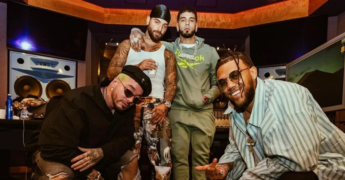 Maluma announced his new meeting with J balvin, Anuel and Jhay Cortez