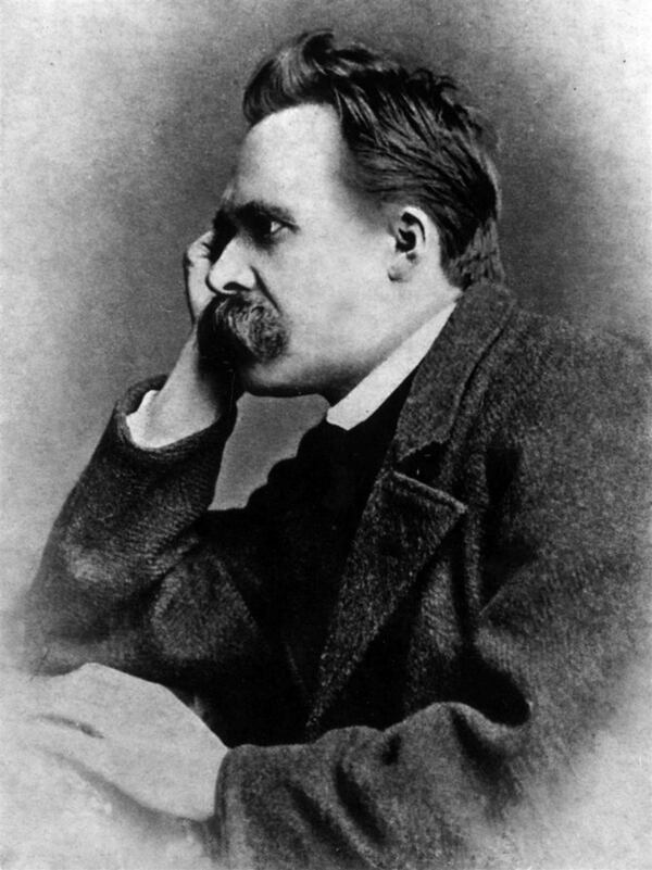 Friedrich Nietzsche en 1882 (Foto de Gustav Schultze)