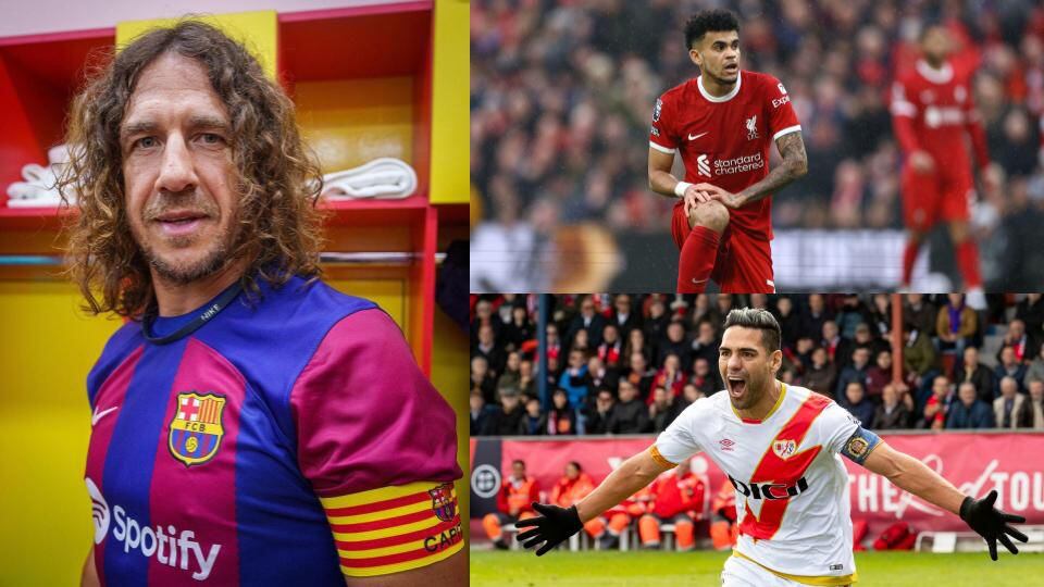 El exjugador español habló del 'Tigre' y del futbolista del Liverpool - crédito @carles5puyol/Instagram, REUTERS/Carl Recine y Marcial Guillén/EFE