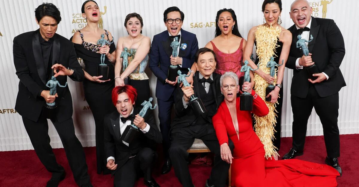 The film “Everything Everywhere All at Once” won the SAG Awards
